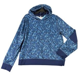 Lands End Digital Camo Hoodies Fleece Pullover‎ Sweatshirt XXL boys